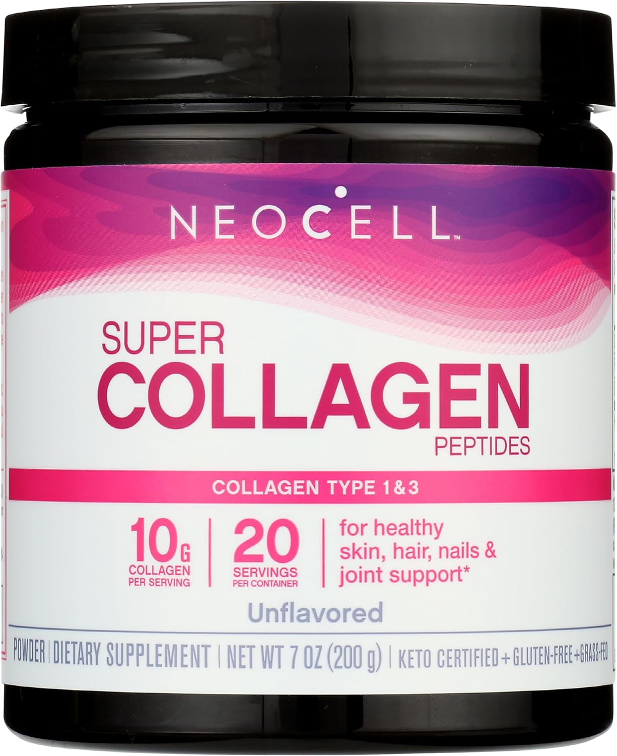 Super Collagen Powder a 6,600Mg Collagen Types 1 & 3 - Unflavored - 7 Ounces