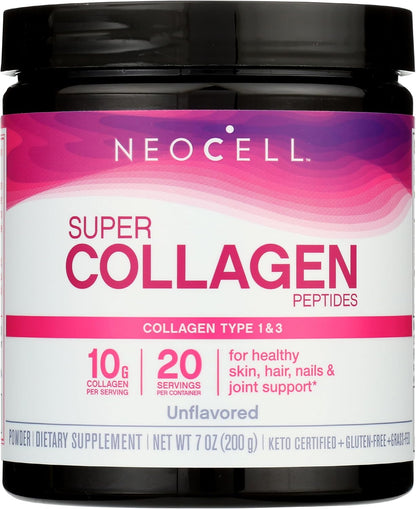 Super Collagen Powder a 6,600Mg Collagen Types 1 & 3 - Unflavored - 7 Ounces