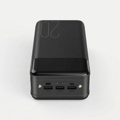 High-Capacity Power Bank with Built-In LED Lights
