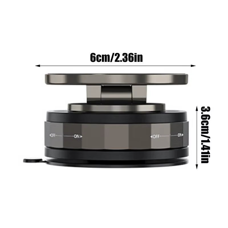 Car Suction Magnetic Phone Mount Suction Cup Dashboard Magnetic Phone Mount Home Road-Trip Use Smartphones Support Automotive
