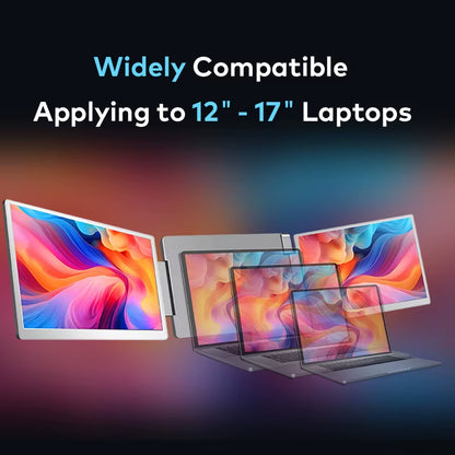 14 Inch Portable Screen Monitor 1200P IPS 360° Rotation USB-C Plug Play Mobile Office Ultra-Thin Monitor Extension for Notebooks