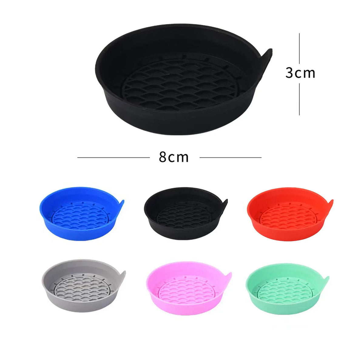 2/4Pcs Car Cup Holder Coaster Silicone Cup Holder Insert Universal Non-Slip Cup Holders Car Accessories Interior Silent Cup Pad