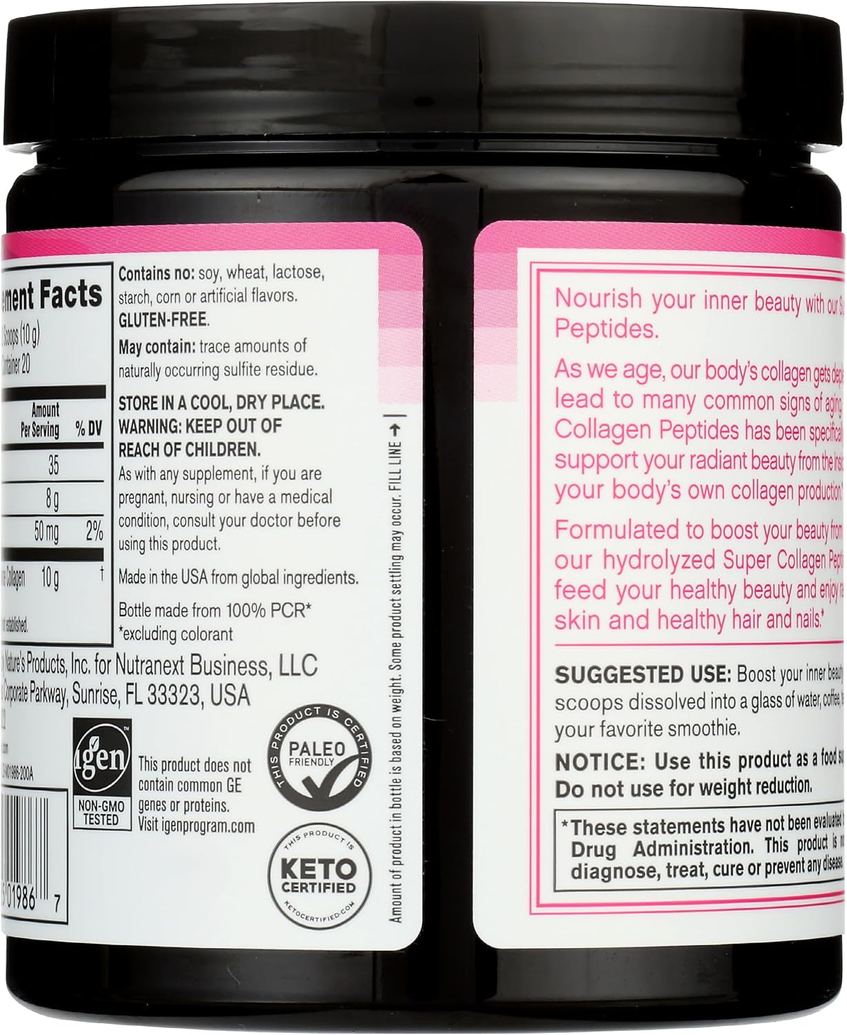 Super Collagen Powder a 6,600Mg Collagen Types 1 & 3 - Unflavored - 7 Ounces