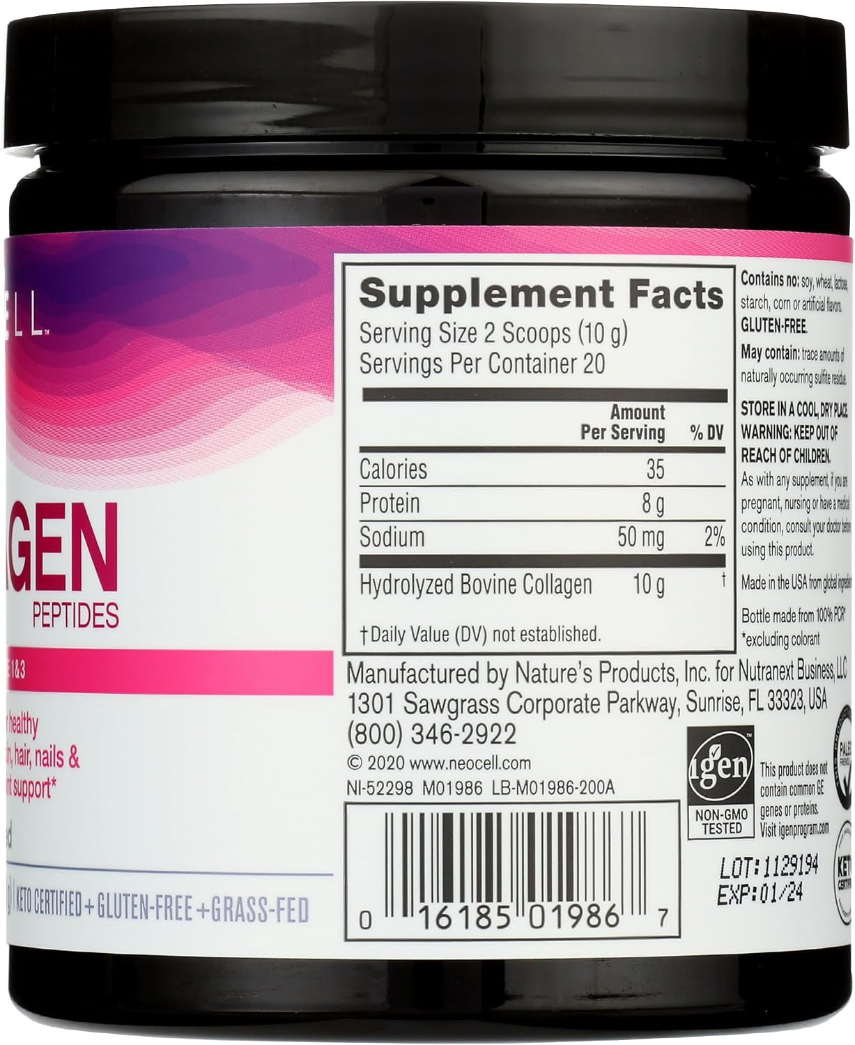 Super Collagen Powder a 6,600Mg Collagen Types 1 & 3 - Unflavored - 7 Ounces